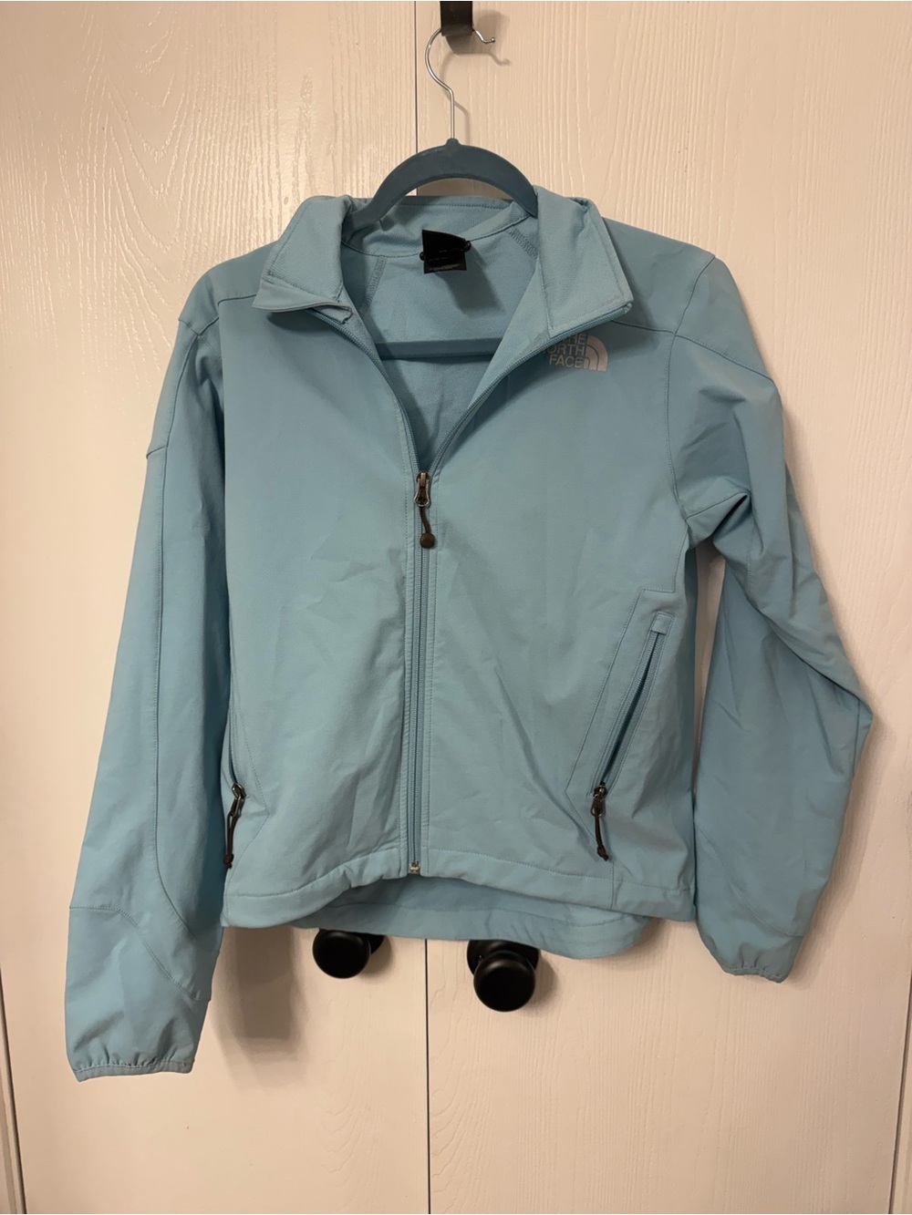 The North Face Women's Pale Blue Softshell Utility Jacket